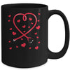 Heart Stethoscope Cute Love Nursing Valentines Day Nurse Mug | siriusteestore