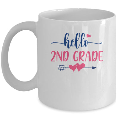 Hello 2nd Grade Teacher Kids Back to School Second Grade Mug | siriusteestore