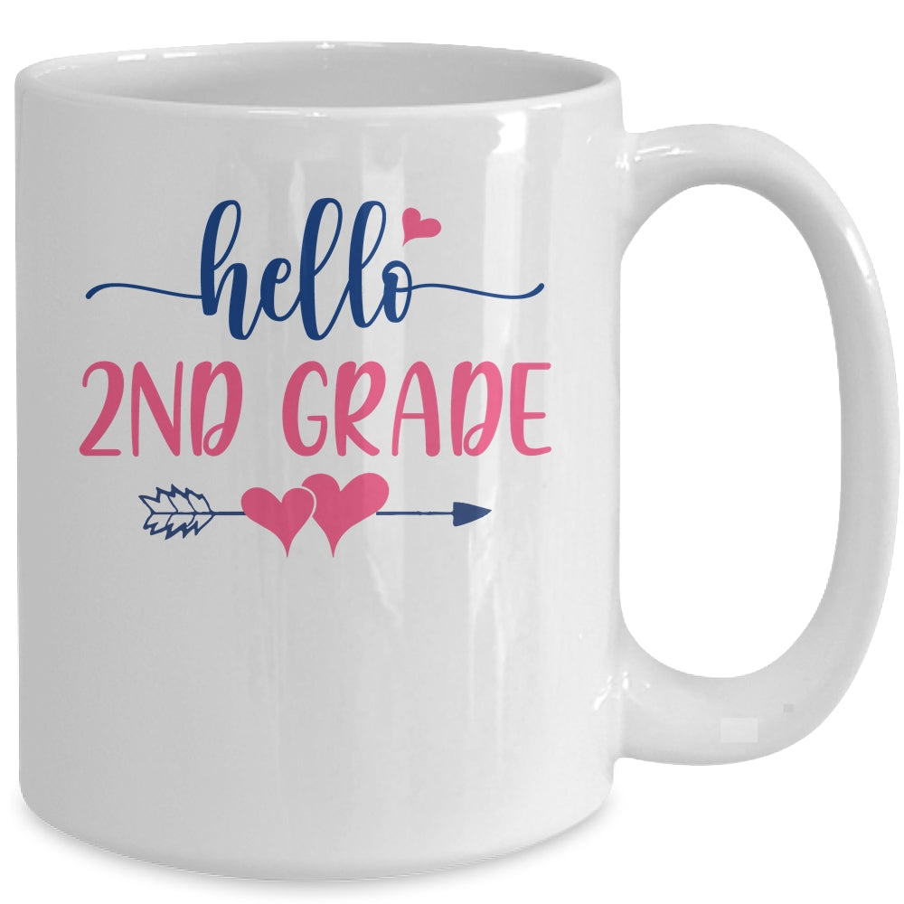 Hello 2nd Grade Teacher Kids Back to School Second Grade Mug | siriusteestore