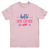 Hello 3rd Grade Kids Back to School Third Grade Youth Shirt | siriusteestore