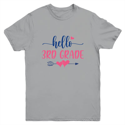 Hello 3rd Grade Kids Back to School Third Grade Youth Shirt | siriusteestore