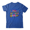 Hello 3rd Grade Leopard Tie Dye Pencil Cute Teacher Shirt & Hoodie | siriusteestore