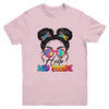 Hello 3rd Third Grade Messy Bun Back To School Tie Dye Girl Youth Shirt | siriusteestore