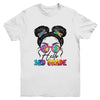 Hello 3rd Third Grade Messy Bun Back To School Tie Dye Girl Youth Shirt | siriusteestore