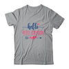 Hello 4th Grade Teacher Kids Back to School Fourth Grade Shirt & Hoodie | siriusteestore
