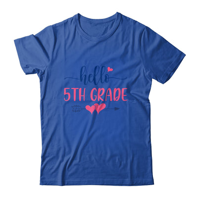Hello 5th Grade Teacher Kids Back to School Fifth Grade Shirt & Hoodie | siriusteestore