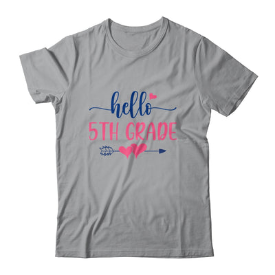 Hello 5th Grade Teacher Kids Back to School Fifth Grade Shirt & Hoodie | siriusteestore
