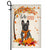 Hello Fall French Bulldog Dog Flag Maple Leaves Orange Pumpkin Autumn | siriusteestore