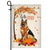 Hello Fall German Shepherd Dog Flag Maple Leaves Orange Pumpkin Autumn | siriusteestore