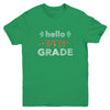 Hello Fifth Grade Back To School 1st Day Leopard Kids Youth Shirt | siriusteestore