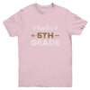 Hello Fifth Grade Back To School 1st Day Leopard Kids Youth Shirt | siriusteestore