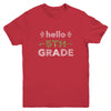 Hello Fifth Grade Back To School 1st Day Leopard Kids Youth Shirt | siriusteestore