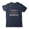Hello Fourth Grade Back To School 1st Day Leopard Teachers Shirt & Hoodie | siriusteestore