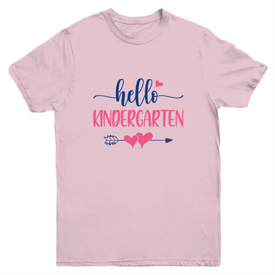 Hello Kindergarten Kids Back to School Youth Shirt | siriusteestore