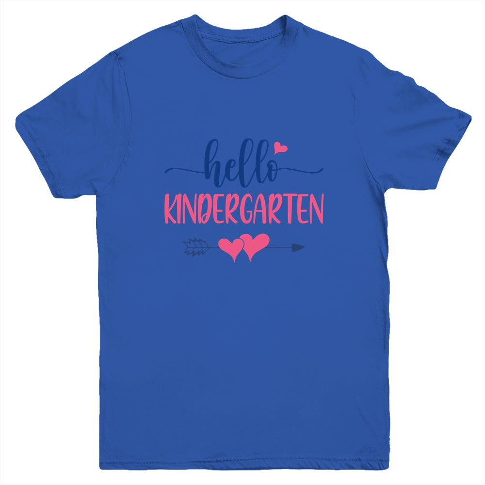 Hello Kindergarten Kids Back to School Youth Shirt | siriusteestore