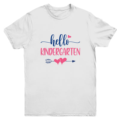 Hello Kindergarten Kids Back to School Youth Shirt | siriusteestore