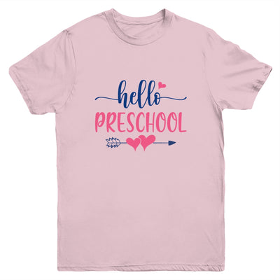 Hello Preschool Kids Back to School Youth Shirt | siriusteestore