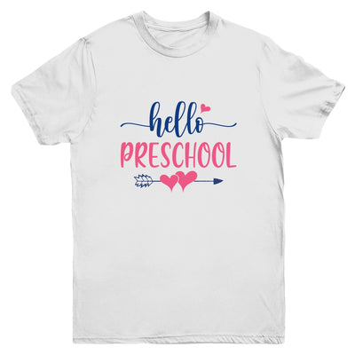 Hello Preschool Kids Back to School Youth Shirt | siriusteestore