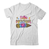 Hello Preschool Leopard Tie Dye Pencil Cute Teacher Shirt & Hoodie | siriusteestore