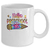 Hello Preschool Leopard Tie Dye Pencil Cute Teacher Mug | siriusteestore