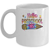 Hello Preschool Leopard Tie Dye Pencil Cute Teacher Mug | siriusteestore