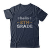 Hello Second Grade Back To School 1st Day Leopard Teachers Shirt & Hoodie | siriusteestore
