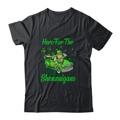 Here For The Shenanigans Leprechaun Truck St Patricks Day Shirt & Hoodie | siriusteestore