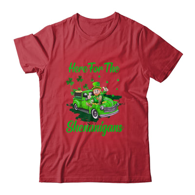 Here For The Shenanigans Leprechaun Truck St Patricks Day Shirt & Hoodie | siriusteestore