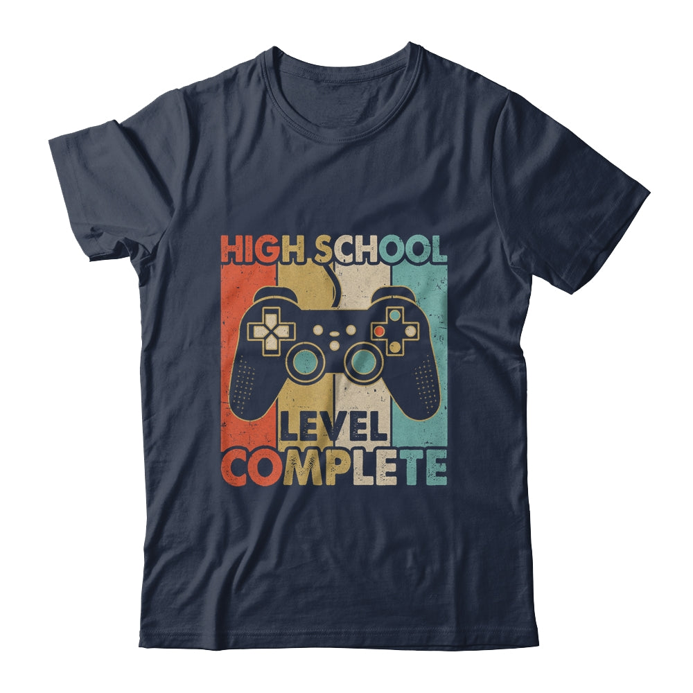 High School Graduation Level Complete Video Games Boys Shirt & Hoodie | siriusteestore