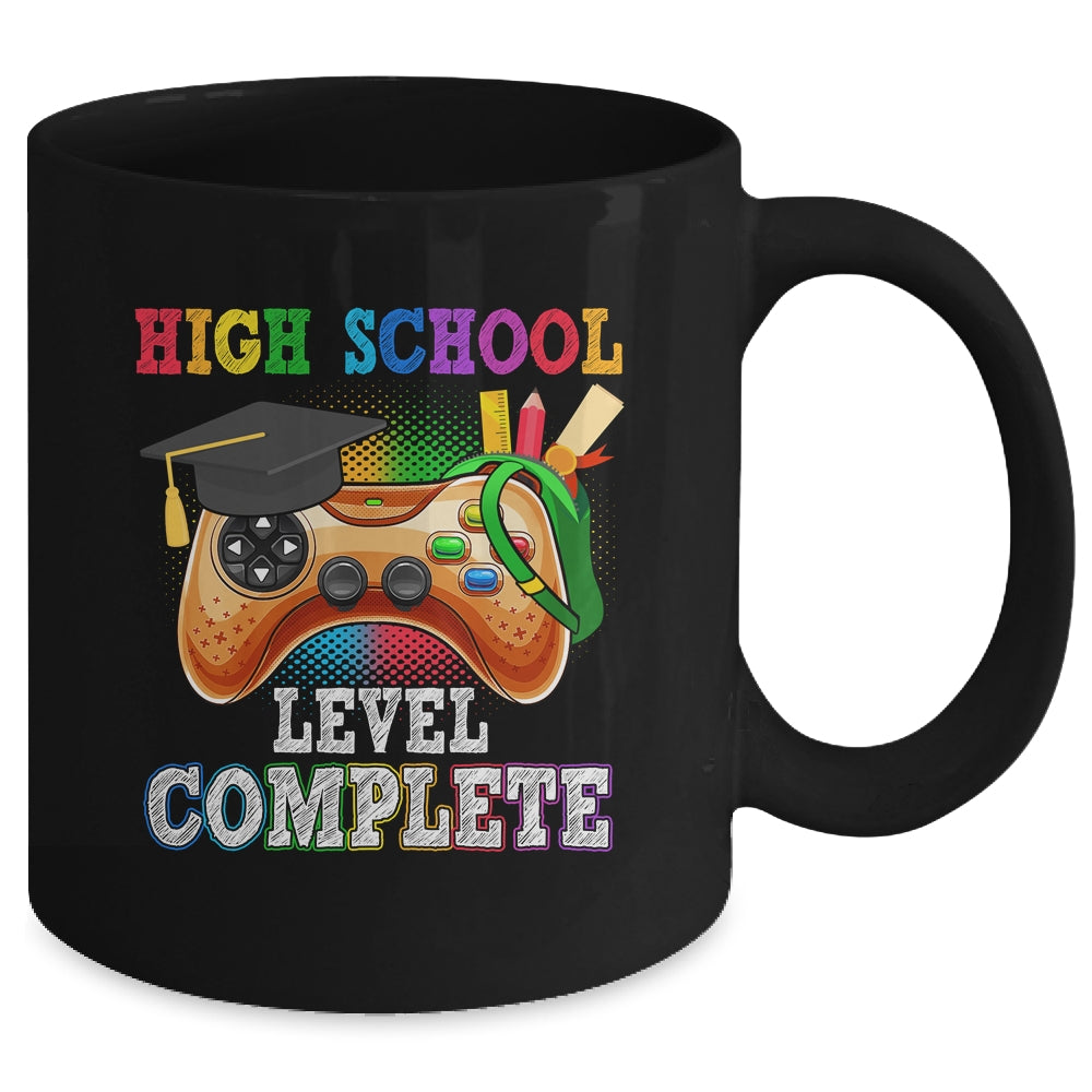 High School Level Complete Last Day Of School Graduation Mug | siriusteestore