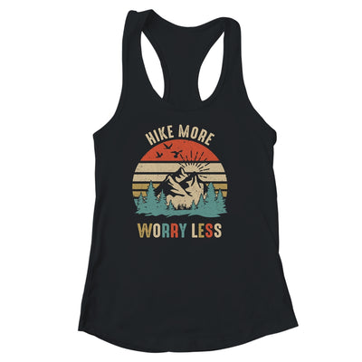 Hike More Worry Less Hiker Hiking Camping Lover Shirt & Tank Top | siriusteestore