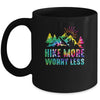Hike More Worry Less Love Hiking Hiker Camping Mug | siriusteestore