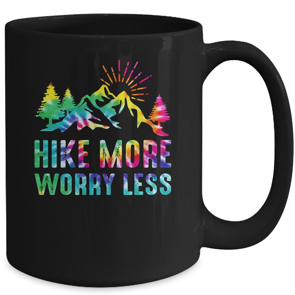 Hike More Worry Less Love Hiking Hiker Camping Mug | siriusteestore