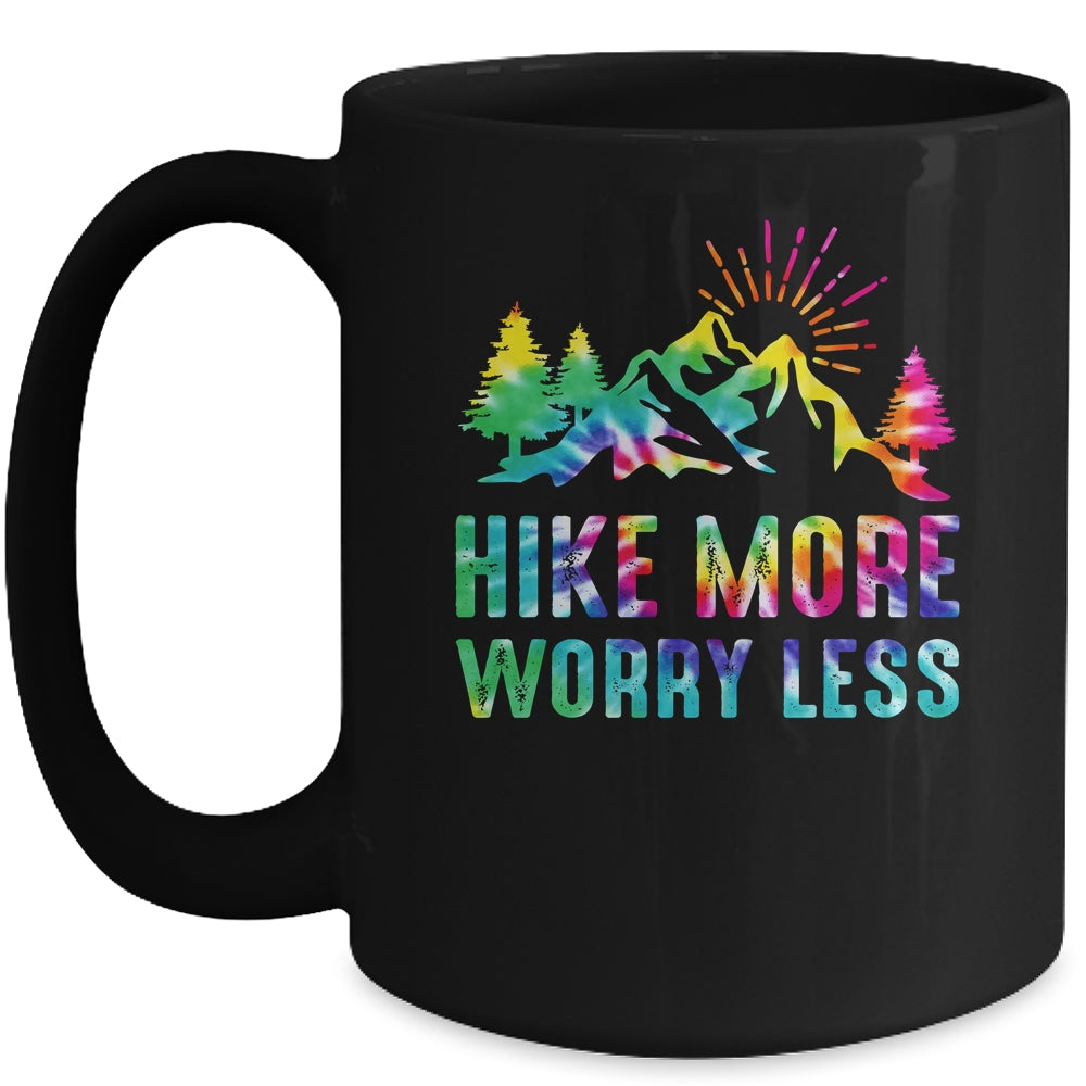 Hike More Worry Less Love Hiking Hiker Camping Mug | siriusteestore