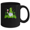 Hippie Gnome Drinking Wine With Shamrock St Patrick's Day Mug | siriusteestore