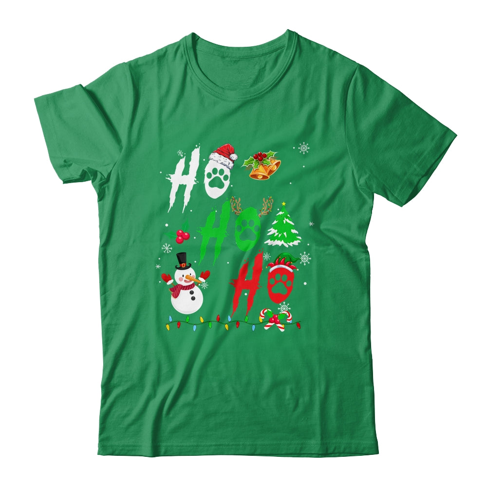 Ho Ho Ho Paw Christmas Funny Dog Lover For Men Women Shirt & Sweatshirt | siriusteestore