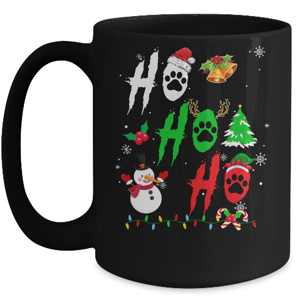 Ho Ho Ho Paw Christmas Funny Dog Lover For Men Women Mug | siriusteestore