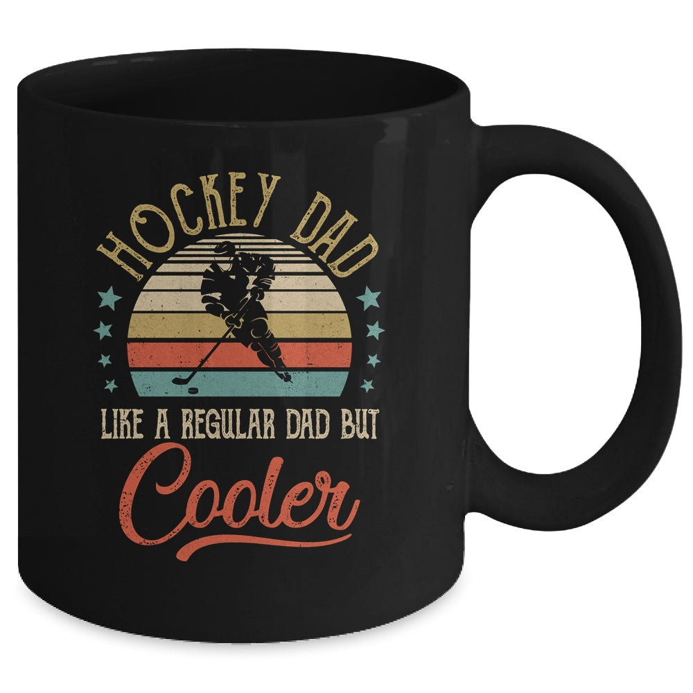 Hockey Dad Like A Regular Dad Cooler Vintage Fathers Day Mug | siriusteestore