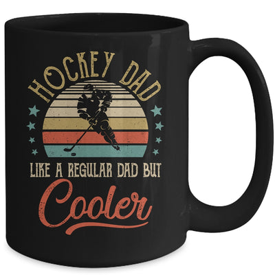 Hockey Dad Like A Regular Dad Cooler Vintage Fathers Day Mug | siriusteestore