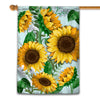 Home Sunflowers Flag Summer Fall House Welcome Autumn Vintage Flower Farmhouse Seasonal | siriusteestore