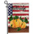 Home Welcome Fall Flag Quote Patriotic House Rustic Autumn Harvest Pumpkin Primitive Vintage Seasonal | siriusteestore