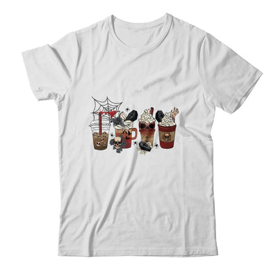Horror Fall Coffee Pumpkin Spice Latte Iced Halloween Shirt & Hoodie | siriusteestore
