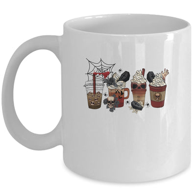 Horror Fall Coffee Pumpkin Spice Latte Iced Halloween Mug | siriusteestore