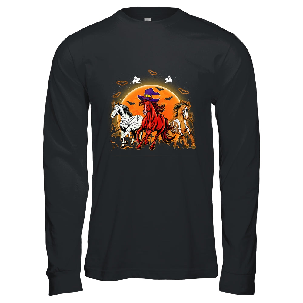 Horse Mummy Witch Halloween Horror Gift For Horse Lover Shirt & Hoodie | siriusteestore