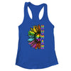 Human Sunflower Rainbow LGBT Flag Gay Pride Proud LGBTQ Shirt & Tank Top | siriusteestore