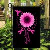 Hummingbird Sunflower Breast Cancer Awareness Flag Pink Ribbon | siriusteestore