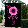 Hummingbird Sunflower Breast Cancer Awareness Flag Pink Ribbon | siriusteestore