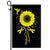 Hummingbird Sunflower Childhood Cancer Awareness Flag Gold Ribbon | siriusteestore