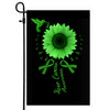 Hummingbird Sunflower Liver Cancer Awareness Flag Green Ribbon | siriusteestore