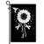 Hummingbird Sunflower Lung Cancer Awareness Flag White Ribbon | siriusteestore